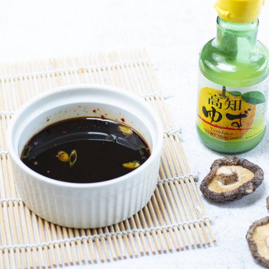 ponzu sauce with yuzu juice