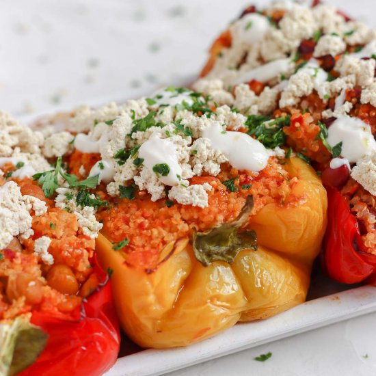 Vegan Stuffed Bell Peppers