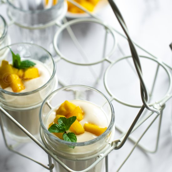 Easy 3 Ingredient Mango Mousse