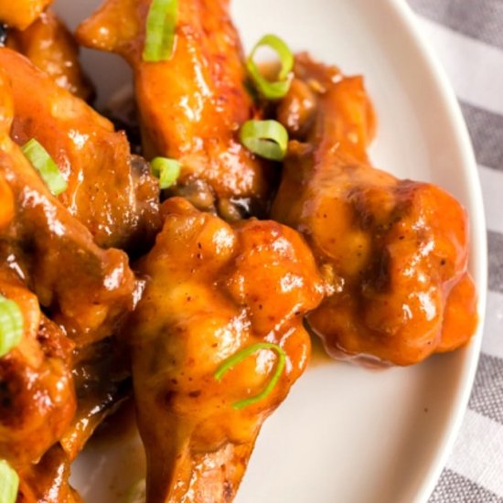 Honey BBQ Slow Cooker Chicken Wings