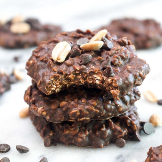 Healthy Chocolate PB No Bakes