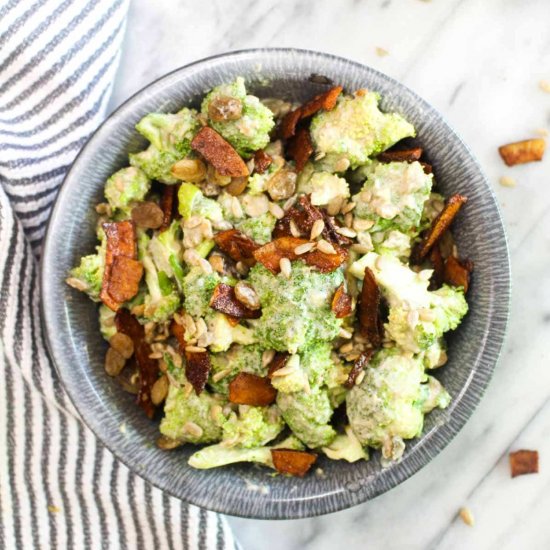 Healthy Vegan Broccoli Salad