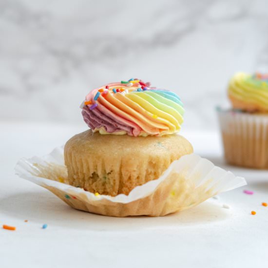 Vegan Pride Cupcakes!