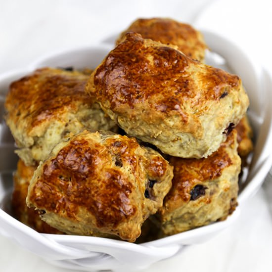 FIG AND CHERRY SCONES