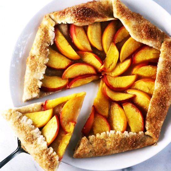 Easy Summertime Peach Galette