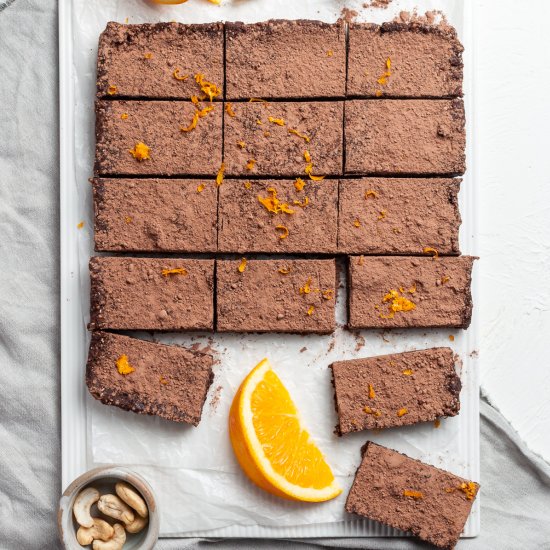 Raw Chocolate Orange Slice