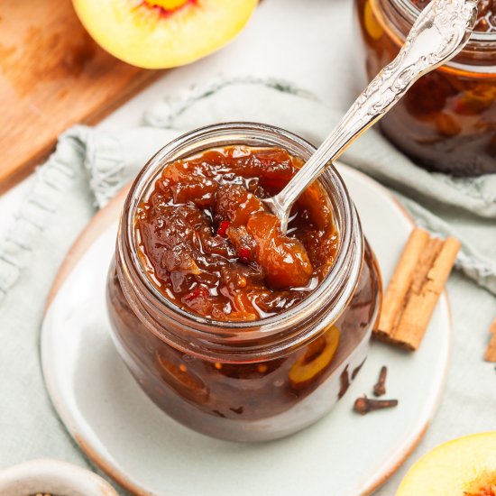 Fresh Peach Chutney