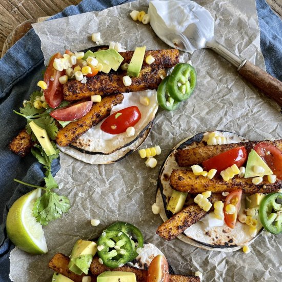 Quick and Smoky Jicama Tacos