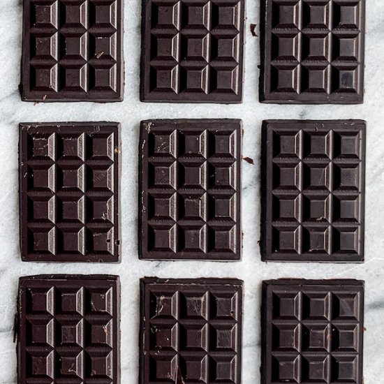 Homemade 100% Dark Chocolate