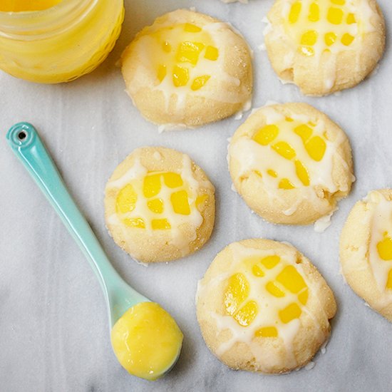 Lemon curd cookies