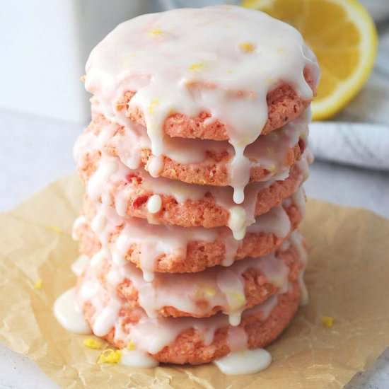 Easy Strawberry Lemonade Cookies