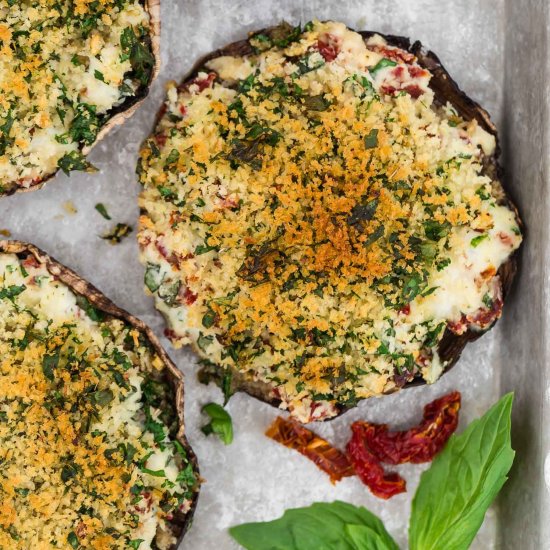 Vegetarian Stuffed Mushrooms