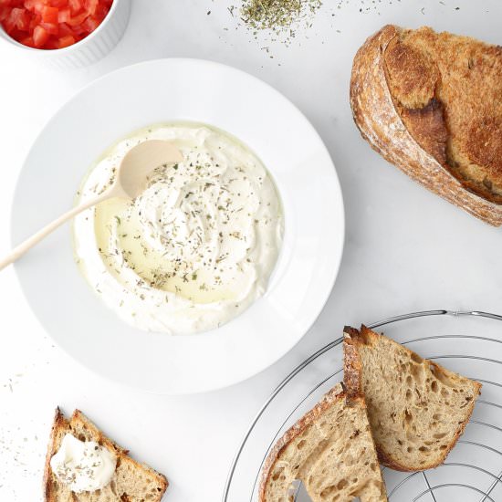 Crusty Bread & Whipped Feta