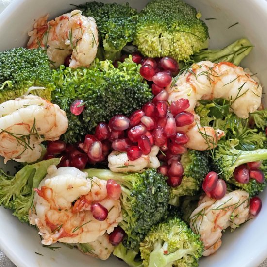 Easy Shrimp and Broccoli Salad