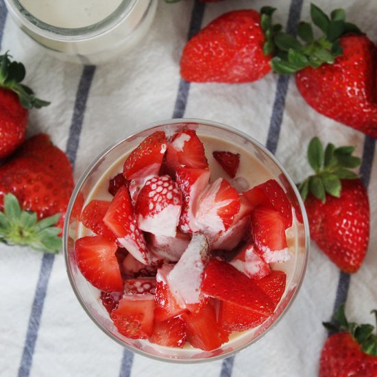 Strawberries and cream