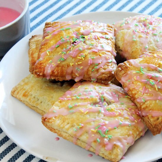 Homemade strawberry pop tarts