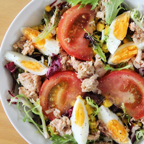 Tuna and egg salad