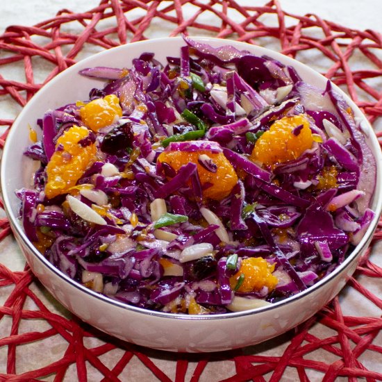 Easy Summertime Red Cabbage Salad