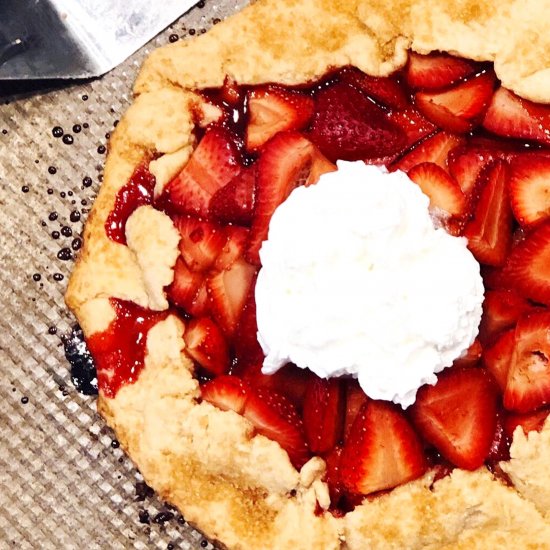 Rustic Strawberry Galette