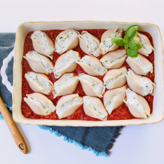 Beyond Meat Stuffed Shells