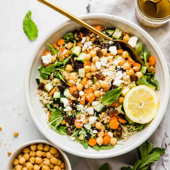 Moroccan Chickpea Carrot Salad