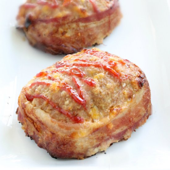 Mini Bacon Meatloaves