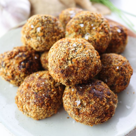 Vegan Eggplant Meatballs