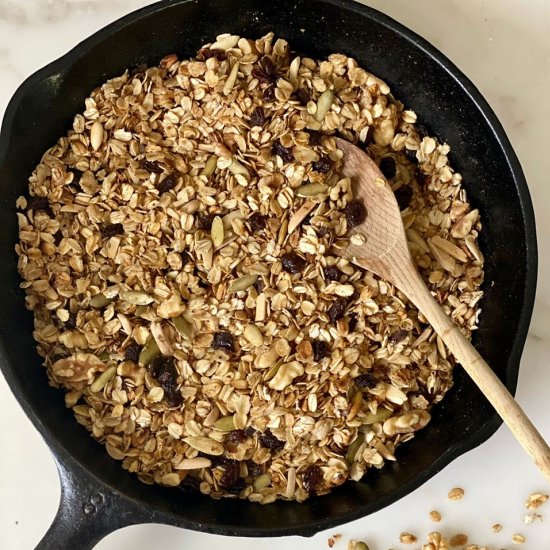 10 Minute Stove Top Granola