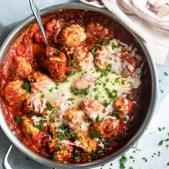 Chicken Parmesan Meatballs