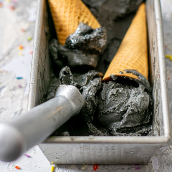 Black Sesame Ice Cream