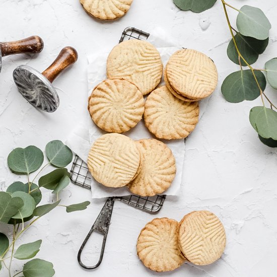 Brown Butter Maple Shortbread