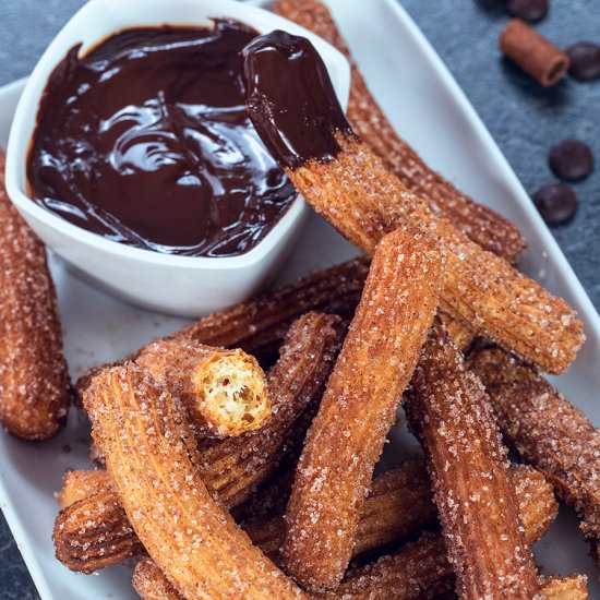 Eggless Churros