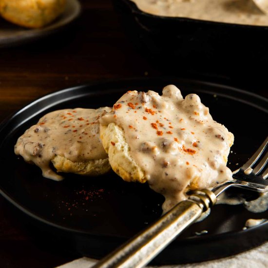 Gluten Free Biscuits and Gravy