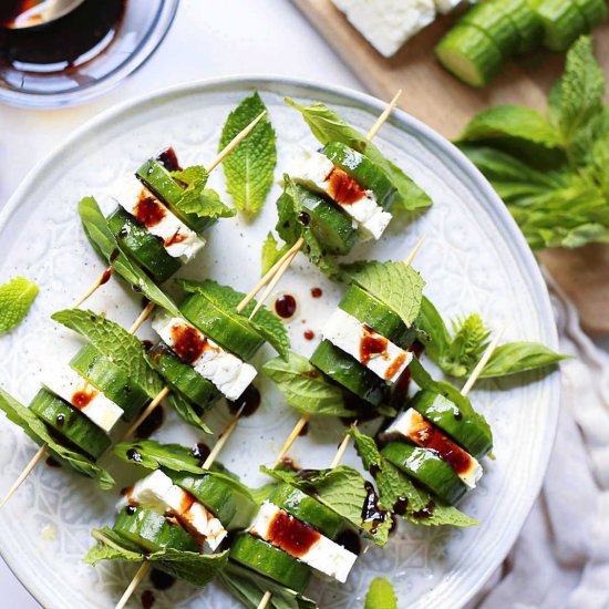 Cucumber Bites With Feta