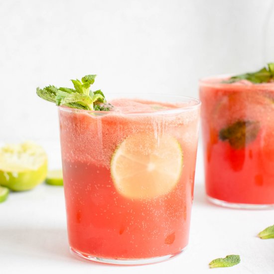 Paleo Watermelon Mojito Mocktail