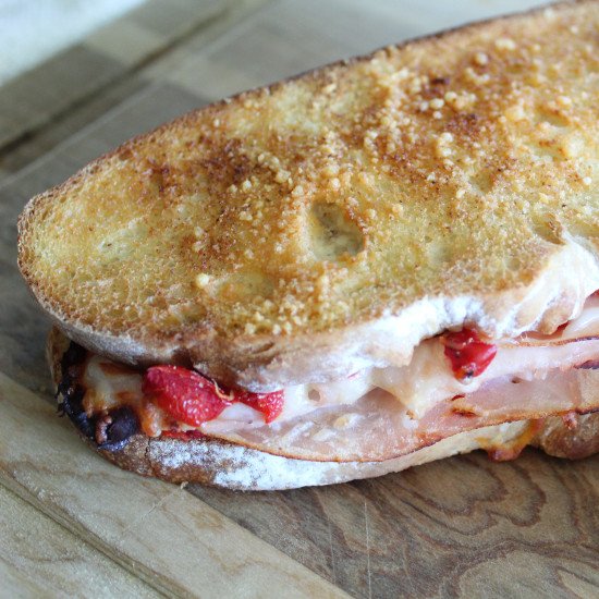 Roasted Pepper Turkey Sandwich