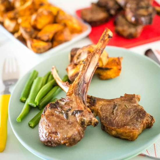 Oregano and Lemon Marinated Lamb