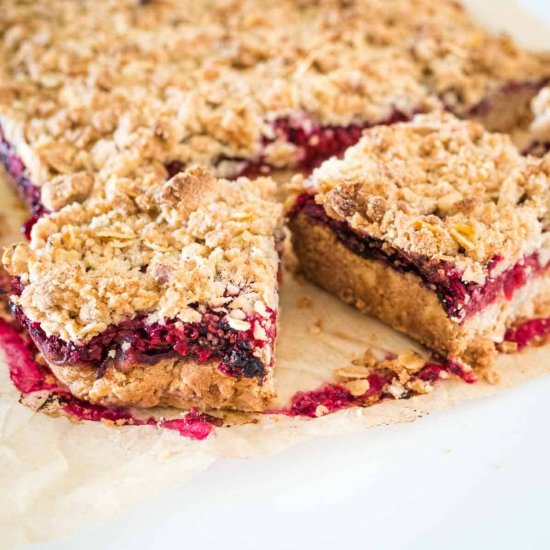 Healthy Jam Bars