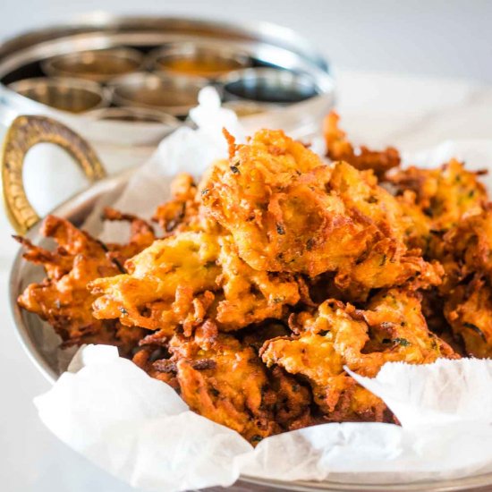 Homemade Onion Bhajis