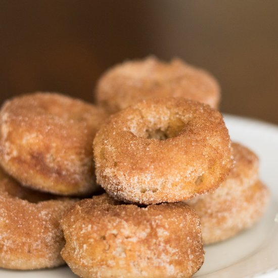 Baked Cinnamon Sugar Donuts