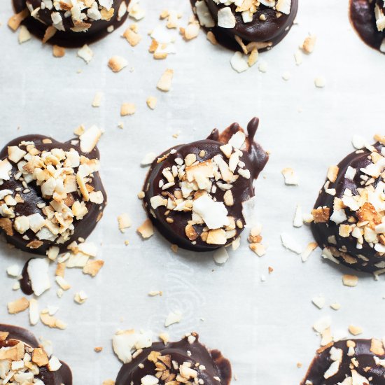 Frozen Chocolate Banana Bites