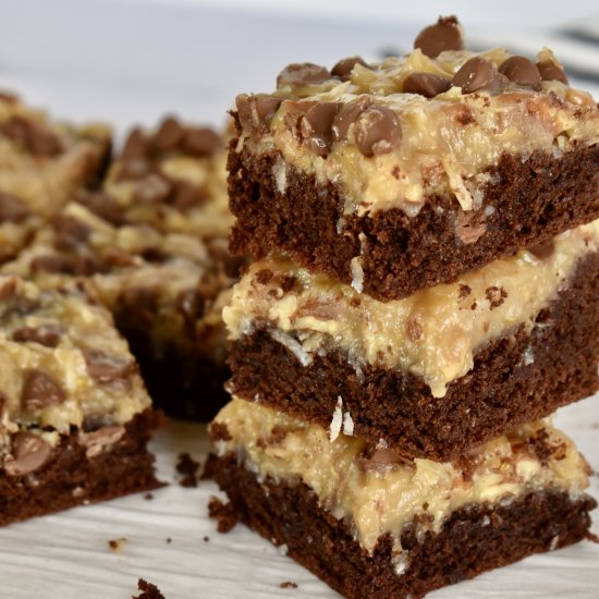 German Chocolate Brownies