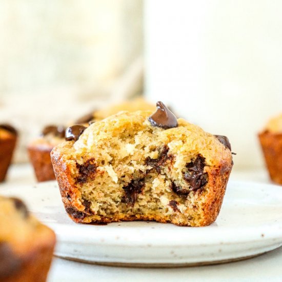 Banana Chocolate Chip Muffins