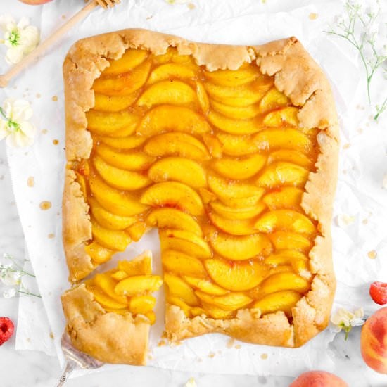 Brown Sugar & Nutmeg Peach Galette