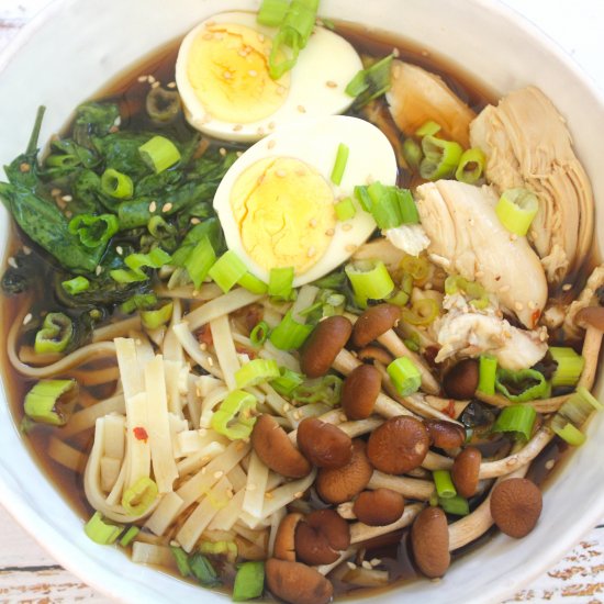 Easy Chicken Ramen with GF Noodles