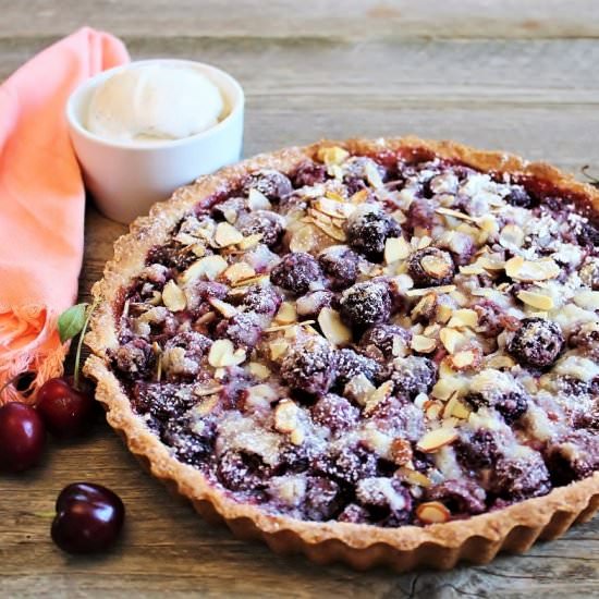 Amaretto Cherry Clafouti