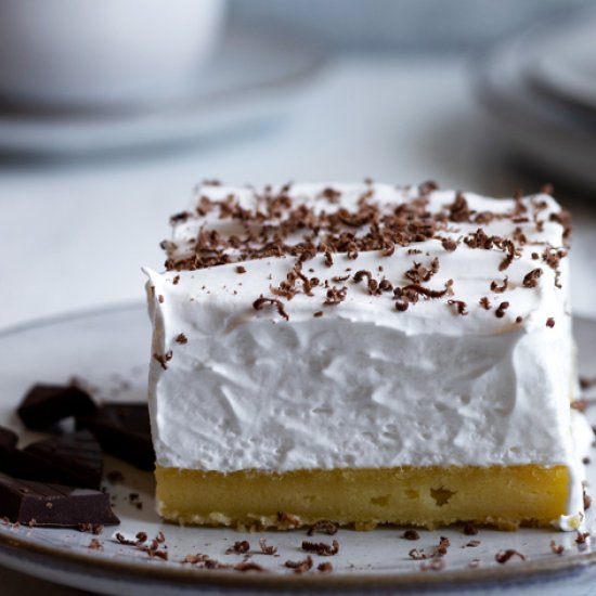 Lemon Meringue Slice