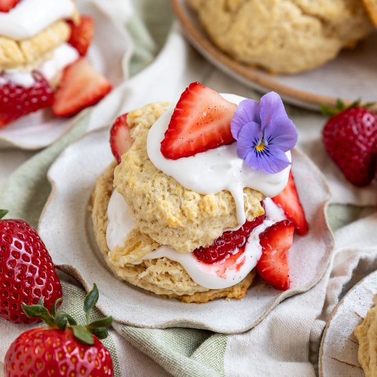 Vegan Strawberry Shortcake