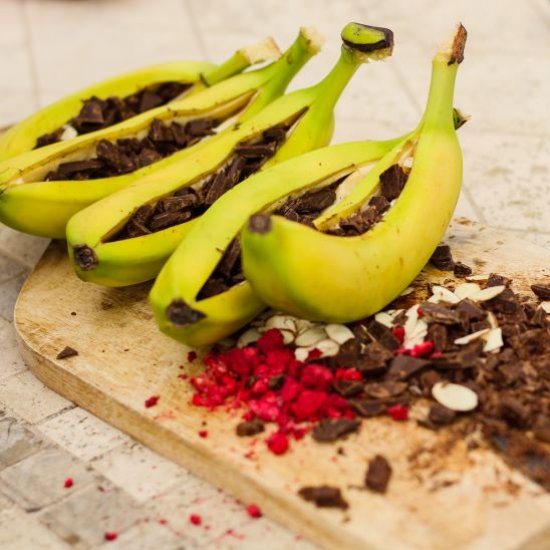 Chocolate Banana Boats