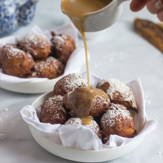 Bananas Foster Fritters